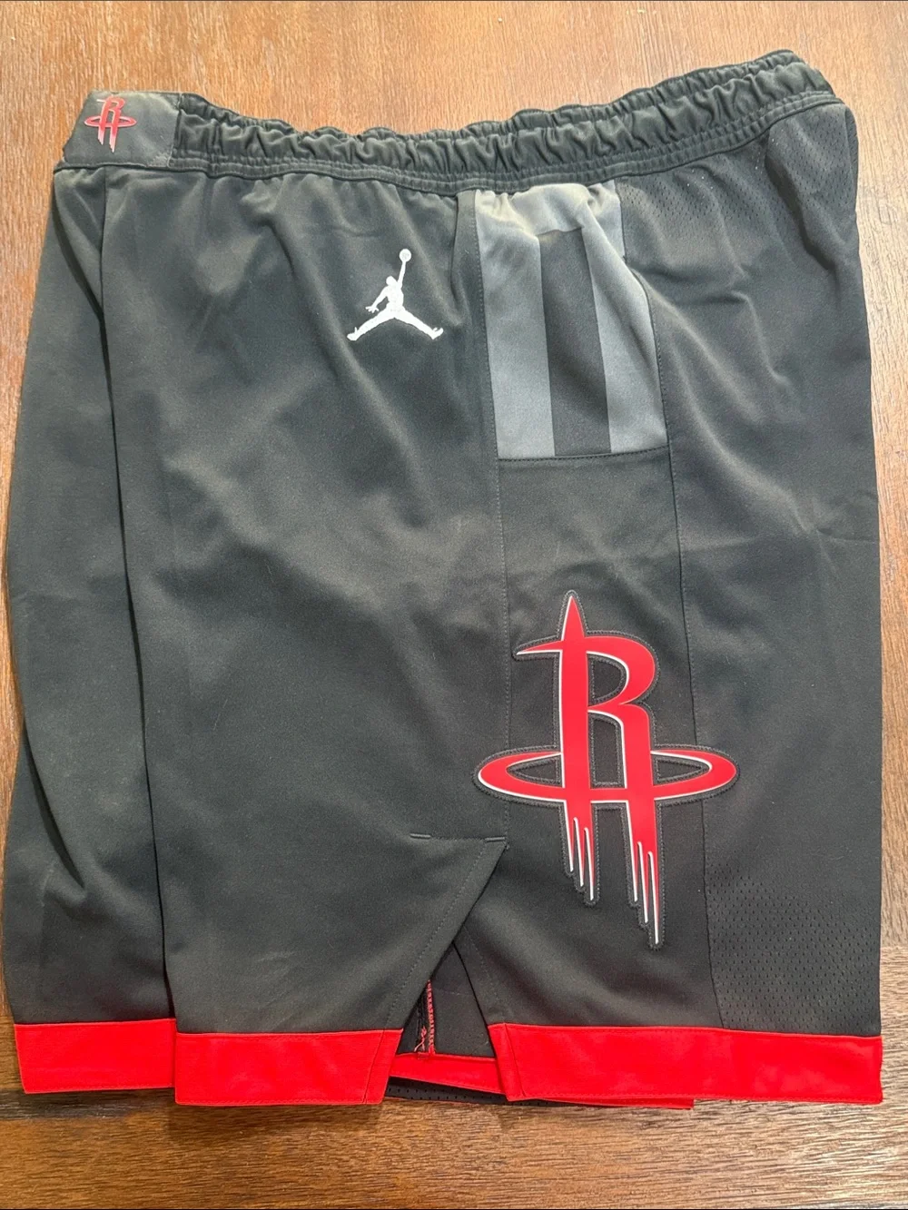 Jordan Houston Rockets On Court Player Shorts Nike 42 Pro Cut Game NBA Black